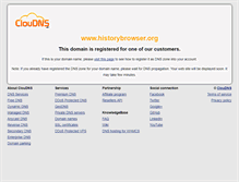 Tablet Screenshot of historybrowser.org